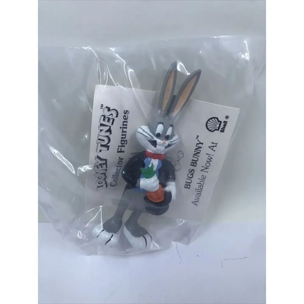 Looney Tunes Characters At Shell Gas Premium Bugs Bunny Toy. Sealed. Vintage